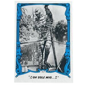 1980 Universal City Studios #77 The Creature From the Black Lagoon Blue Border